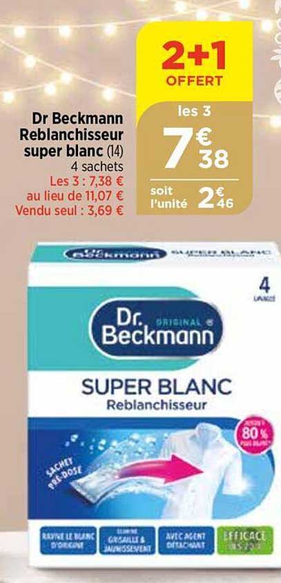 dr beckmann reblanchisseur super blanc