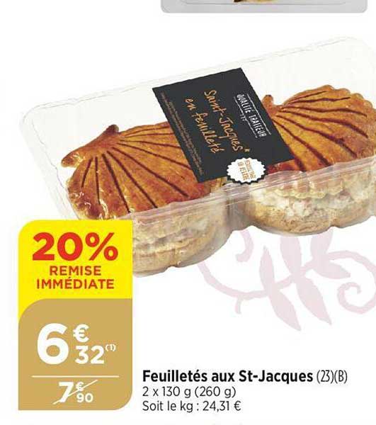 feuilletés aux st-jacques
