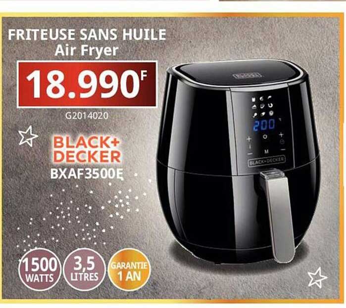 Friteuse Sans Huile Air Fryer Black+decker