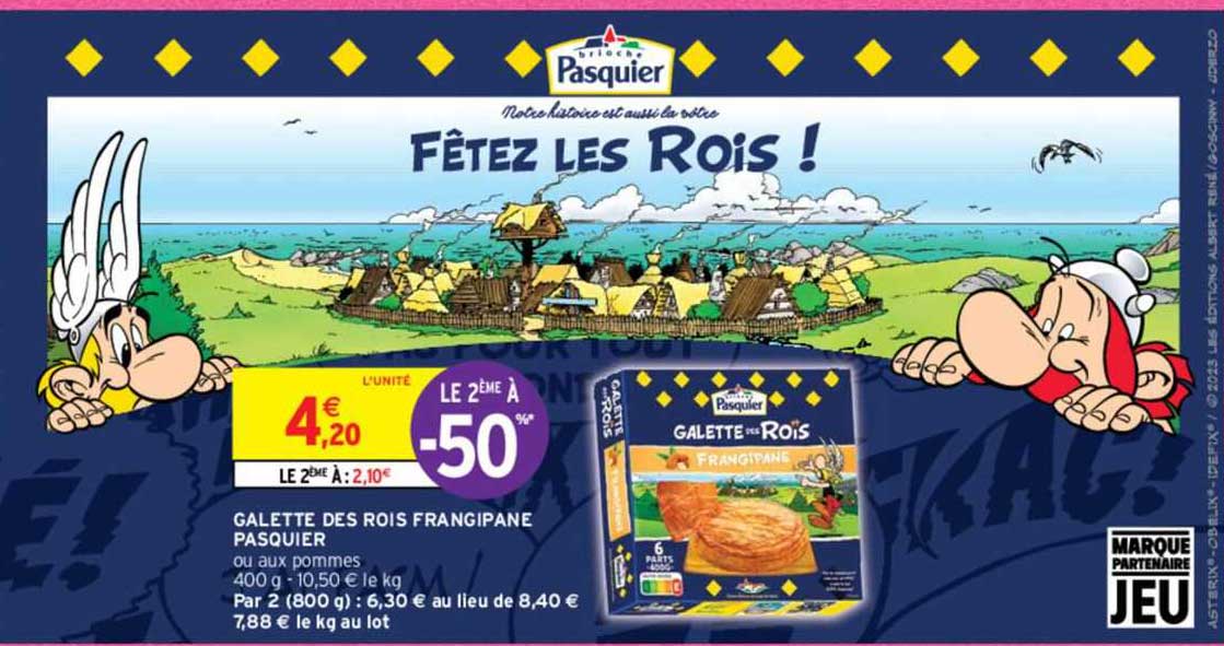 galette des rois frangipane pasquier