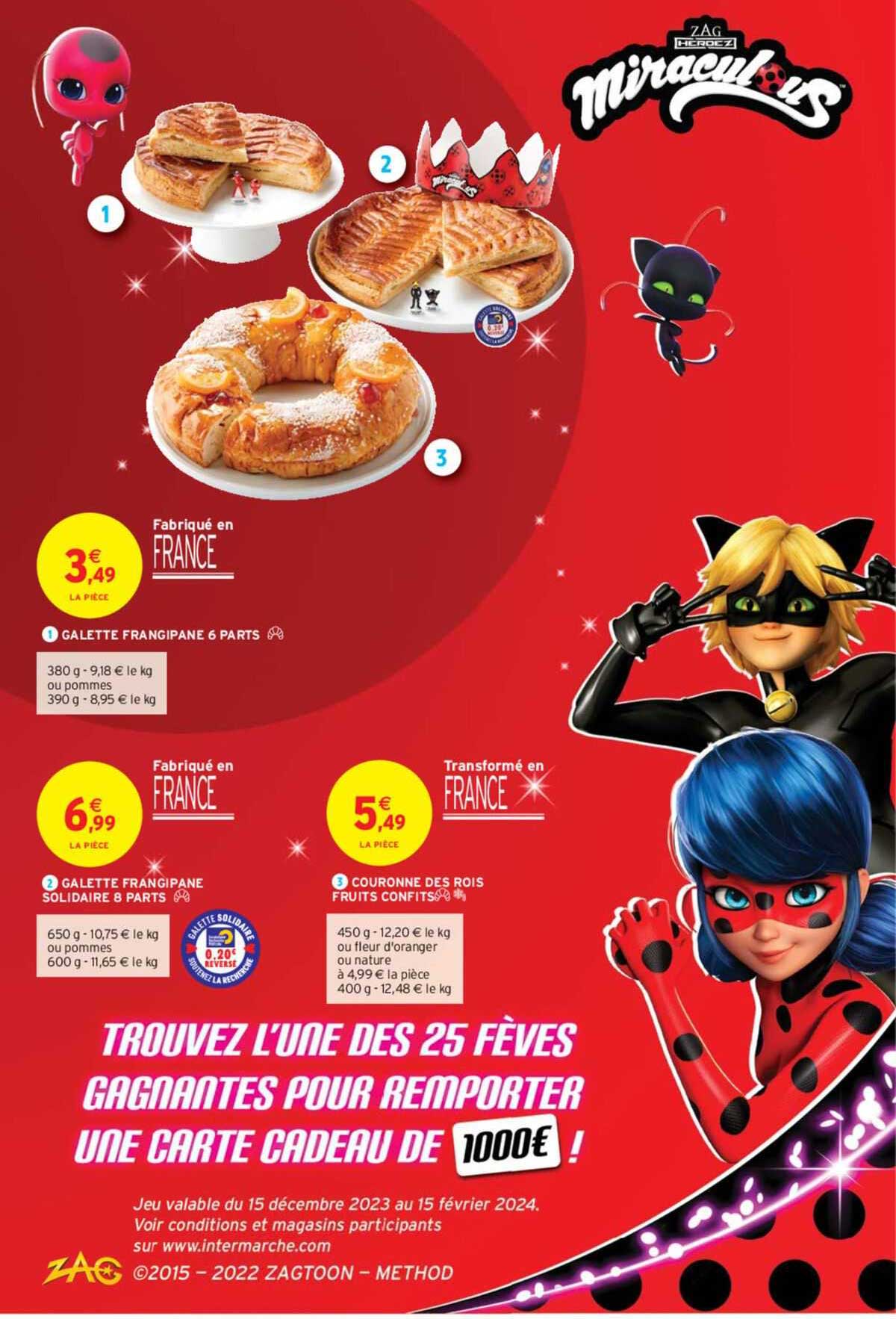 galette frangipane 6 parts, galette frangipane solidaire 8 parts, couronne des rois fruits confits