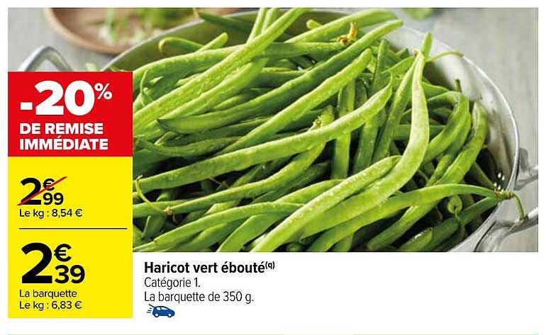 Haricot Vert ébouté
