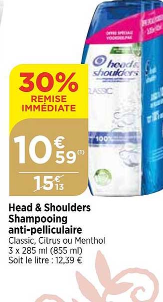 Head & Shoulders Shampooing Anti-pelliculaire