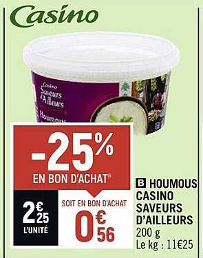 houmous casino saveurs d'ailleurs