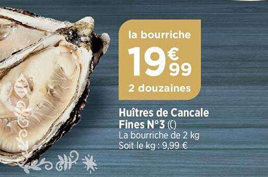 Huîtres De Cancale Fines N°3