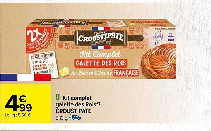 kit complet galette des rois croustipate