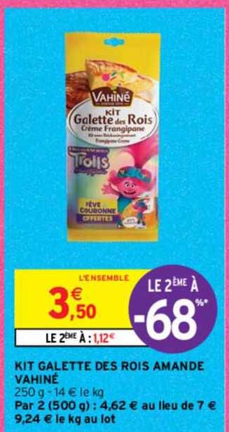 kit galette des rois amande vahiné