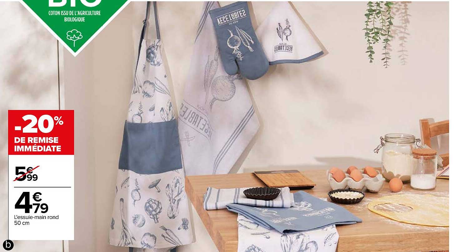 L'essuie-main Rond 50 Cm