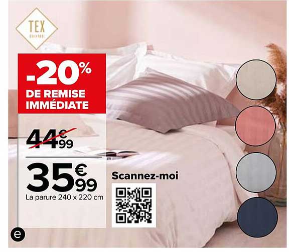 La Parure 240 X 220 Cm Tex Home