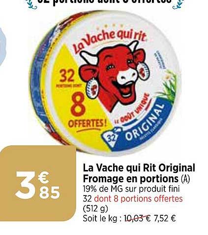 la vache qui rit original fromage en portions