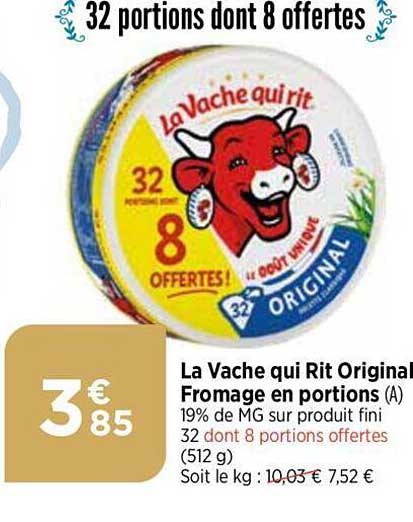 la vache qui rit original fromage en portions