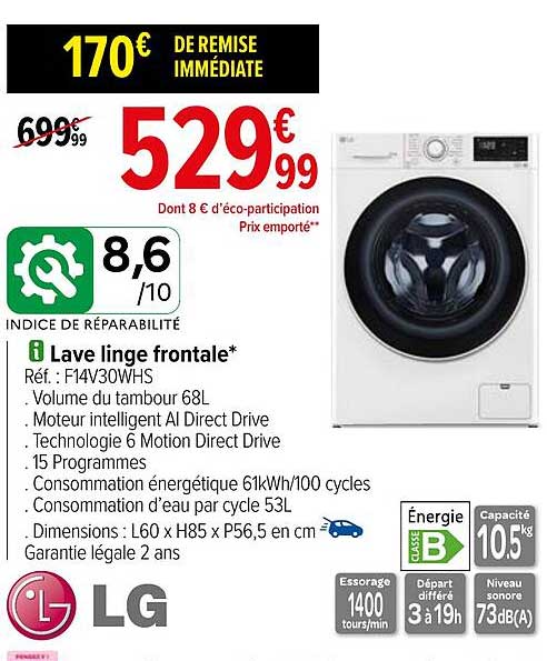 lave ling frontale lg