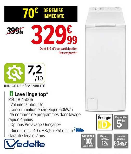 lave ling top vedette