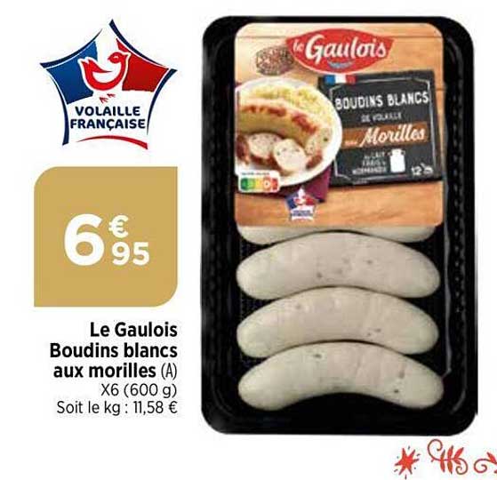 Le Gaulois Boudins Blancs Aux Morilles