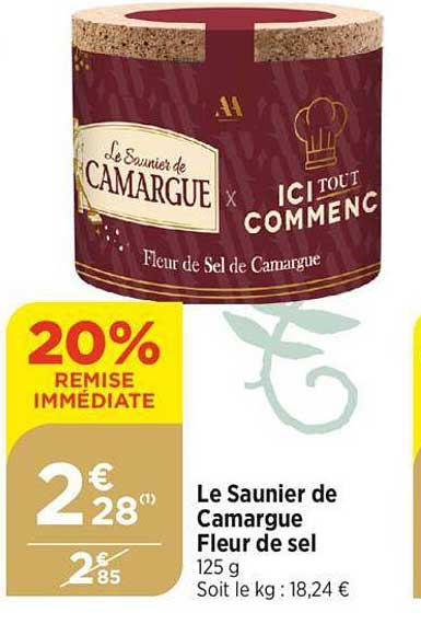 le saunier de camargue fleur de sel