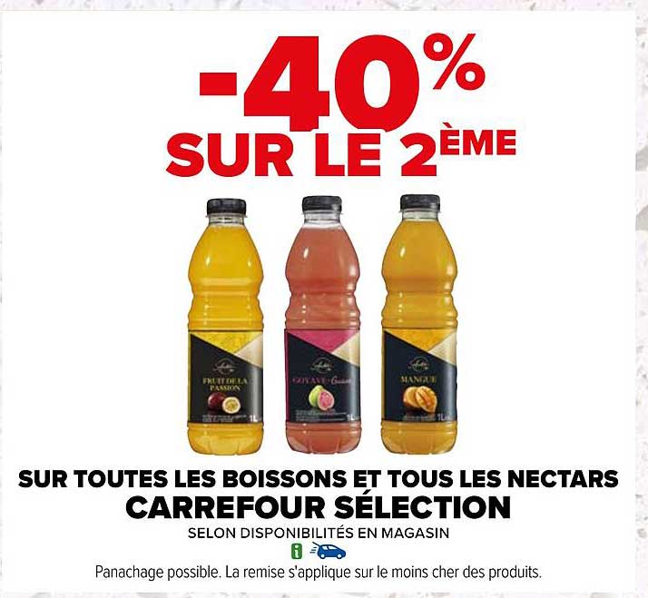 Les Boissons Et Les Nectars Carrefour Sélection