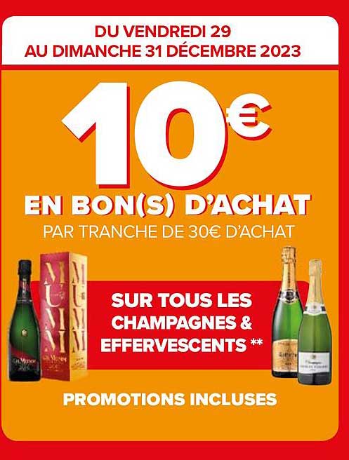 les champagnes & effervescents