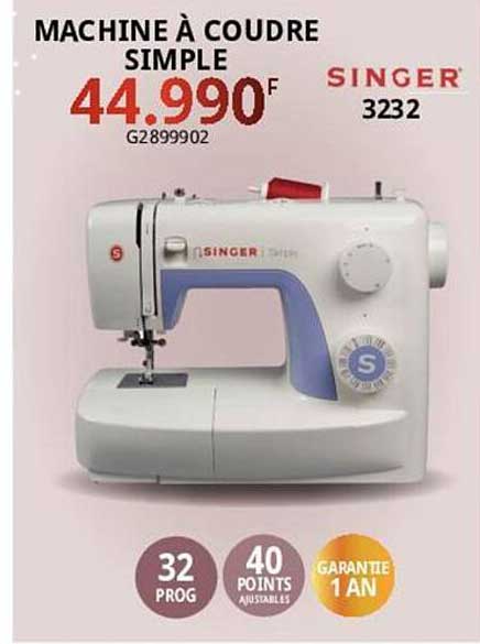 machine à coudre simple singer