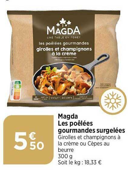 Magda Les Poêlées Gourmandes Surgelées
