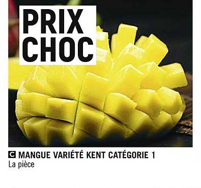mangue variété kent catégorie 1
