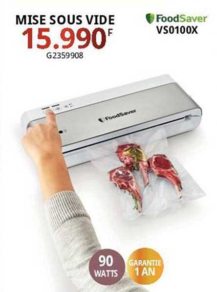 mise sous vide foodsaver vs0100x