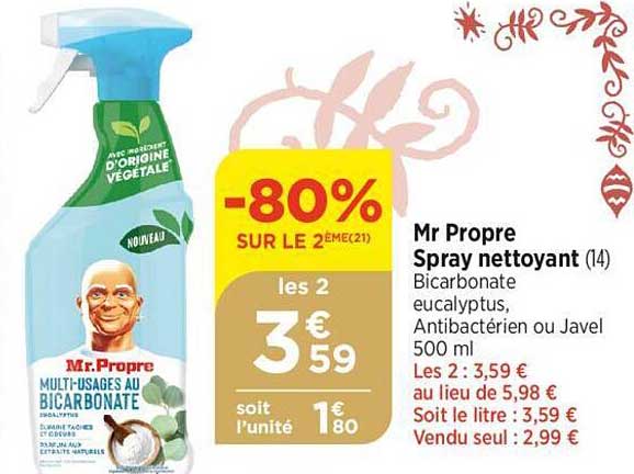 mr  propre spray nettoyant