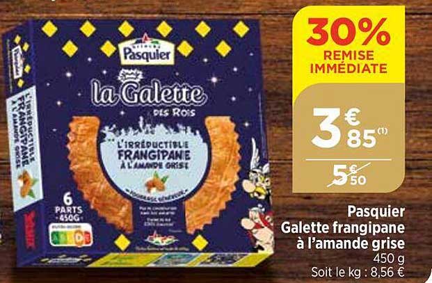 pasquier galette frangipane à l'amande grise