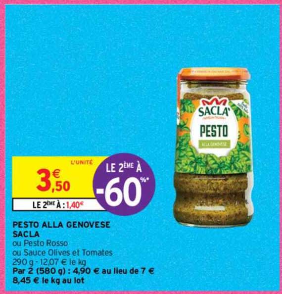pesto alla Genovese sacla