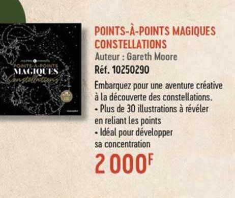 points-à-points magiques constellations