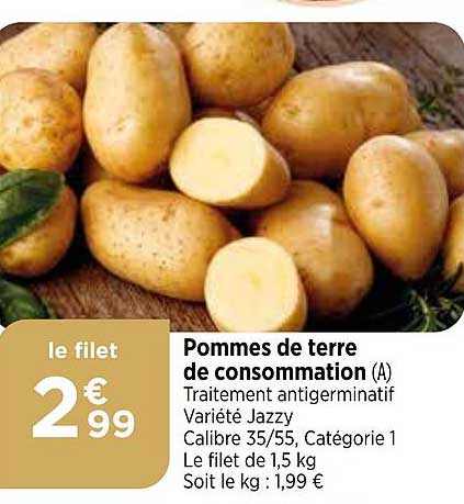 Pommes De Terre De Consommation