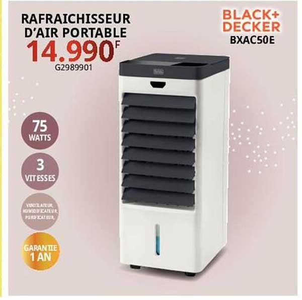 Rafraîchisseur D'air Portable Black+decker