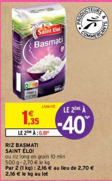 riz basmati saint éloi