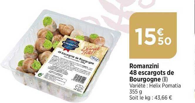 romanzini 48 escargots de bourgogne