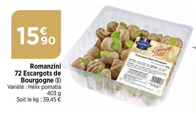 romanzini 72 escargots de bourgogne