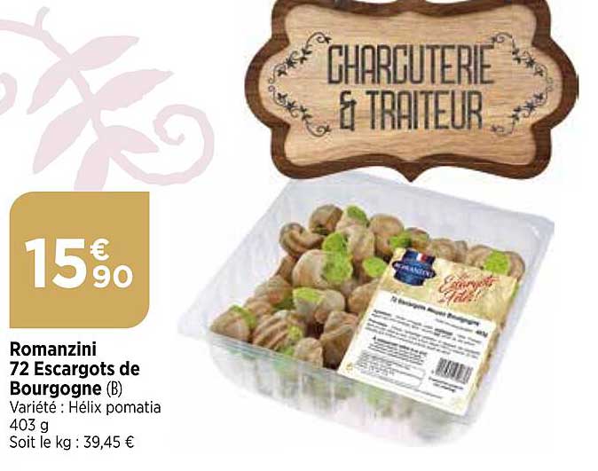 romanzini 72 escargots de bourgogne