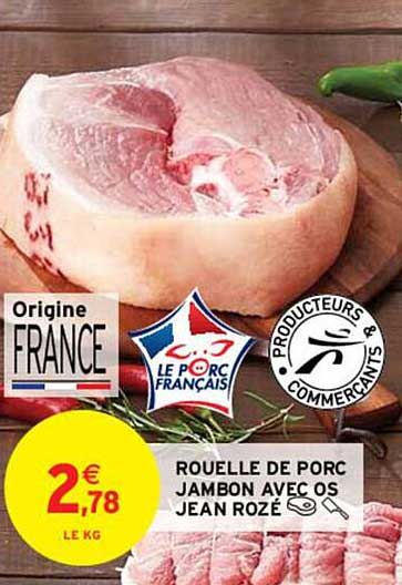 rouelle de porc jambon avec os jean rozé