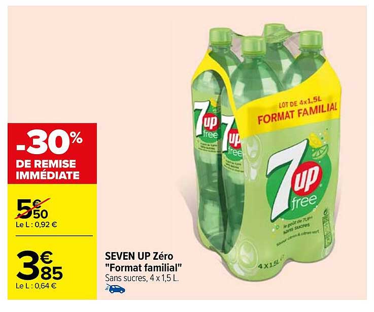 seven up zéro "format familial"