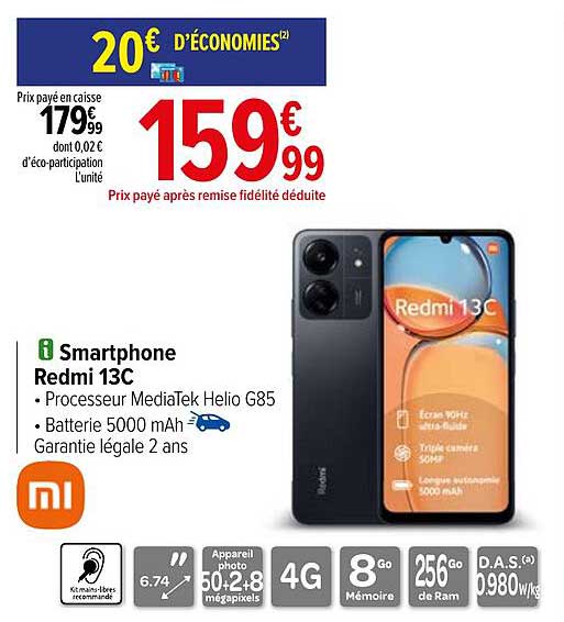 Smartphone Redmi 13c Mi