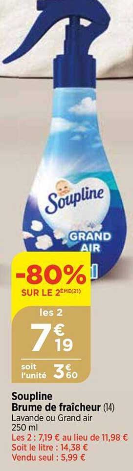 soupline brume de fraîcheur