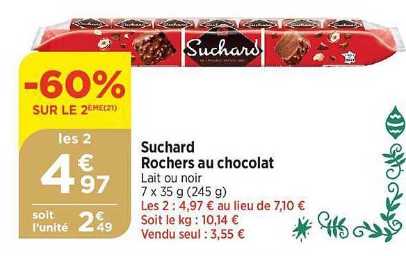 Suchard Rochers Au Chocolat