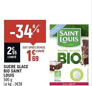 sucre glace bio saint louis