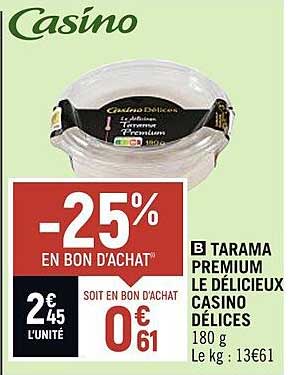 tarama premium le délicieux casino délices