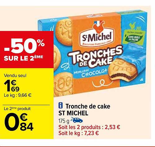 Tronche De Cake St Michel