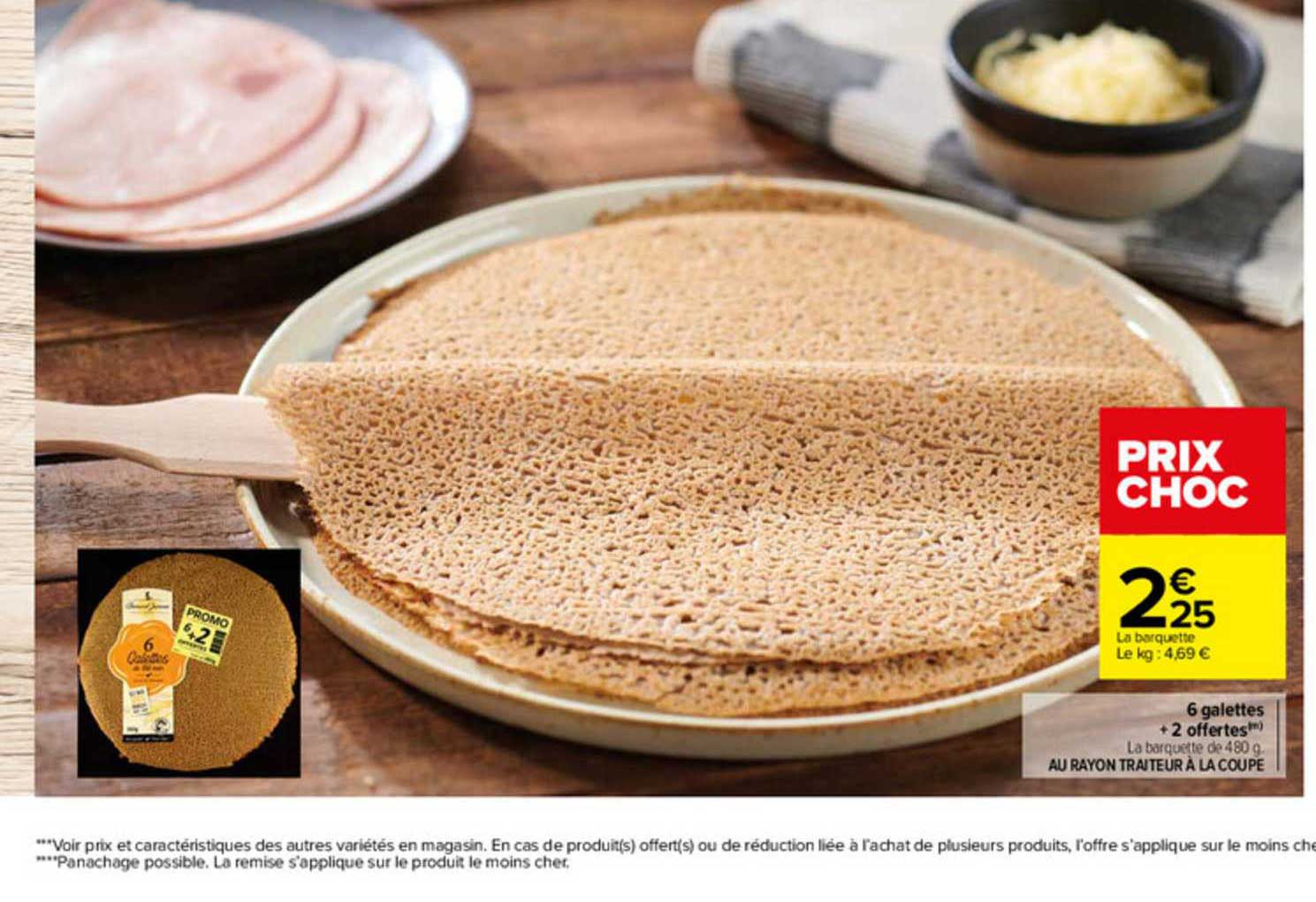 6 galettes + 2 offertes