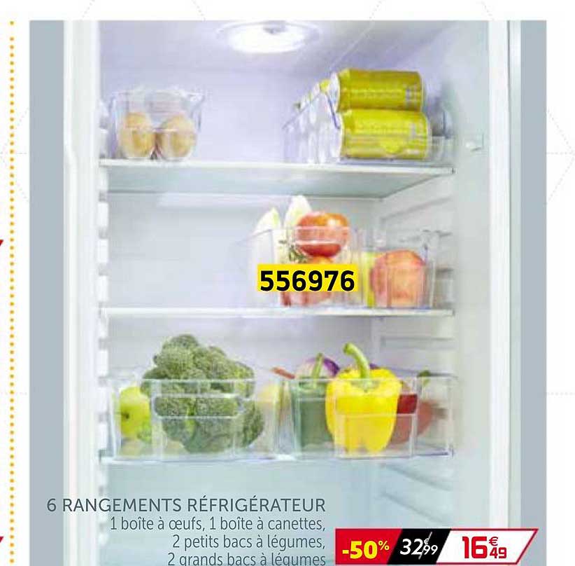 6 Rangements Réfrigérateur