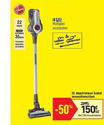 Aspirateur Balai Monofonction Hoover