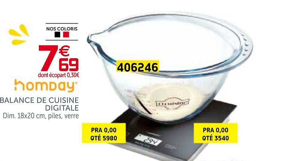 Balance De Cuisine Digitale Homday