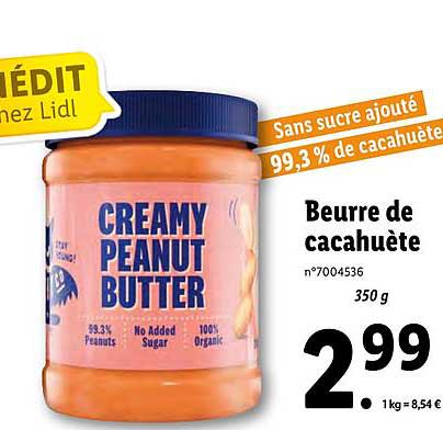 Beurre De Cacahuète