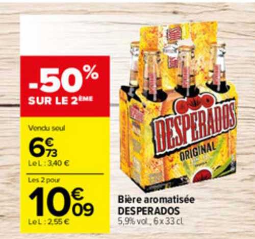 Bière Aromatisée Desperados