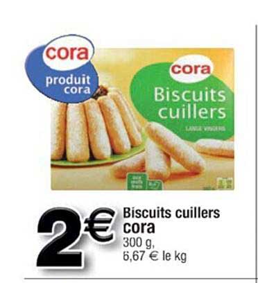 biscuits cuillers cora